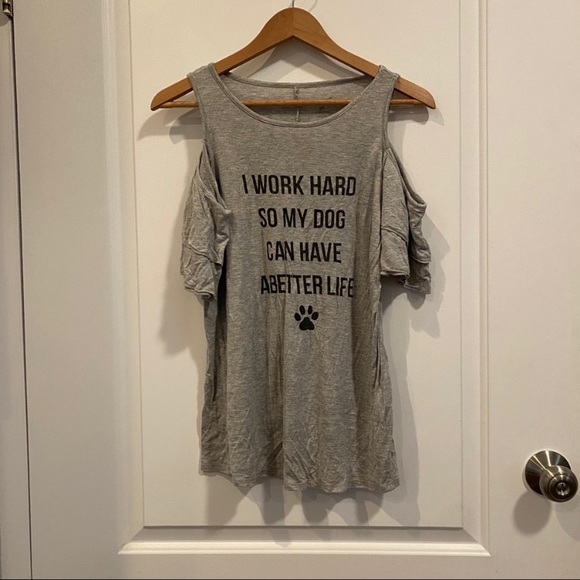 Cold Shoulder Top - Picture 2 of 4